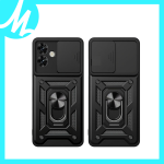 ZAŠTITNA SILIKONSKA MASKA TVRDA CRNA 04487